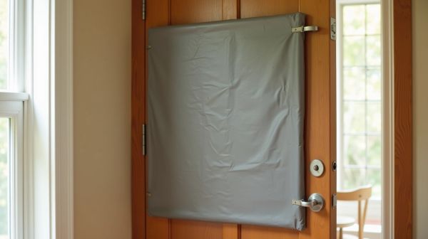 Comment un kit pour isolation porte d'entrée stoppe les courants d'air